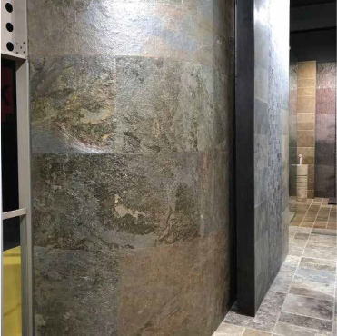 Stone veneer is a thin layer of natural stone