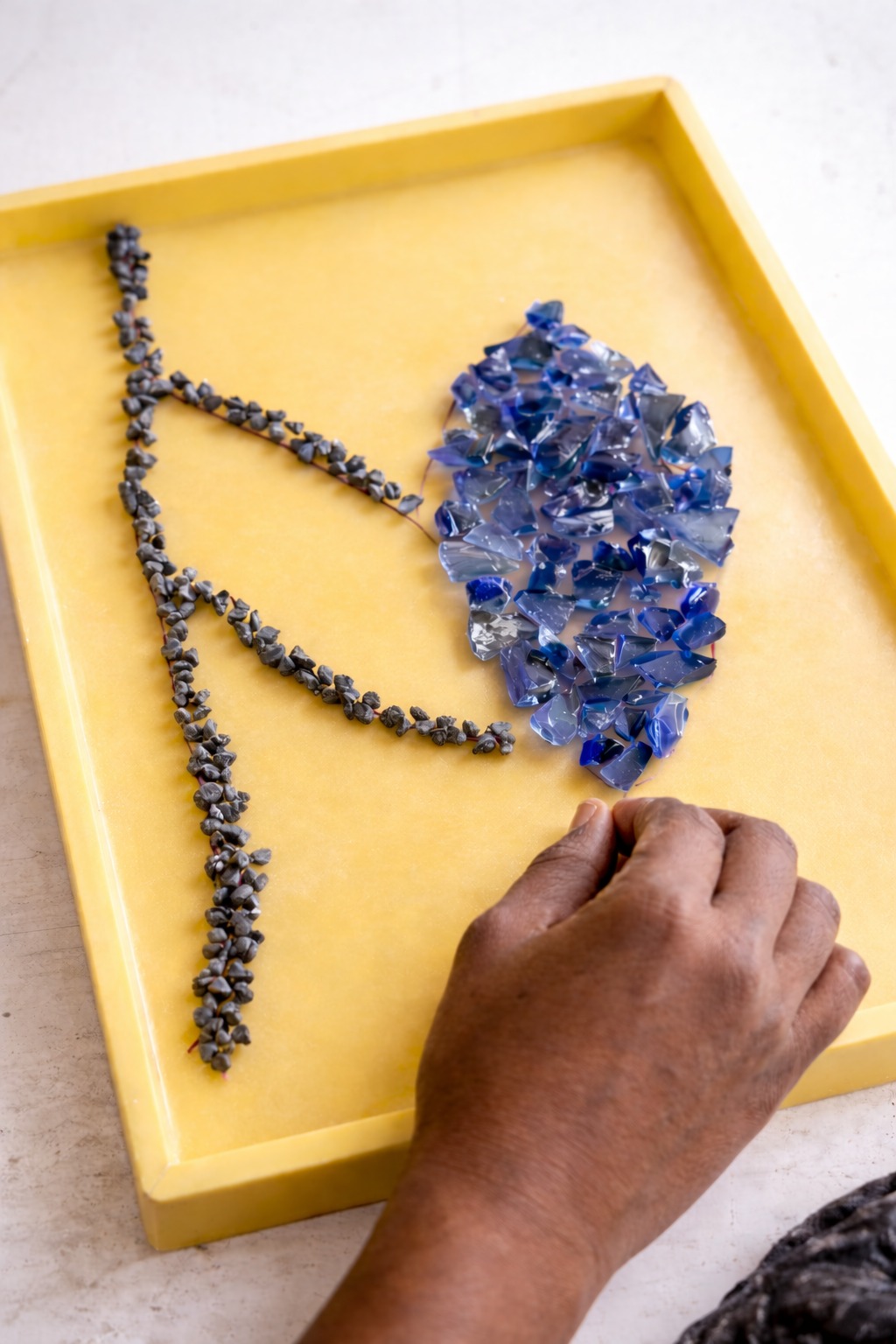 Hand-crafting Terrazzo Aggregates